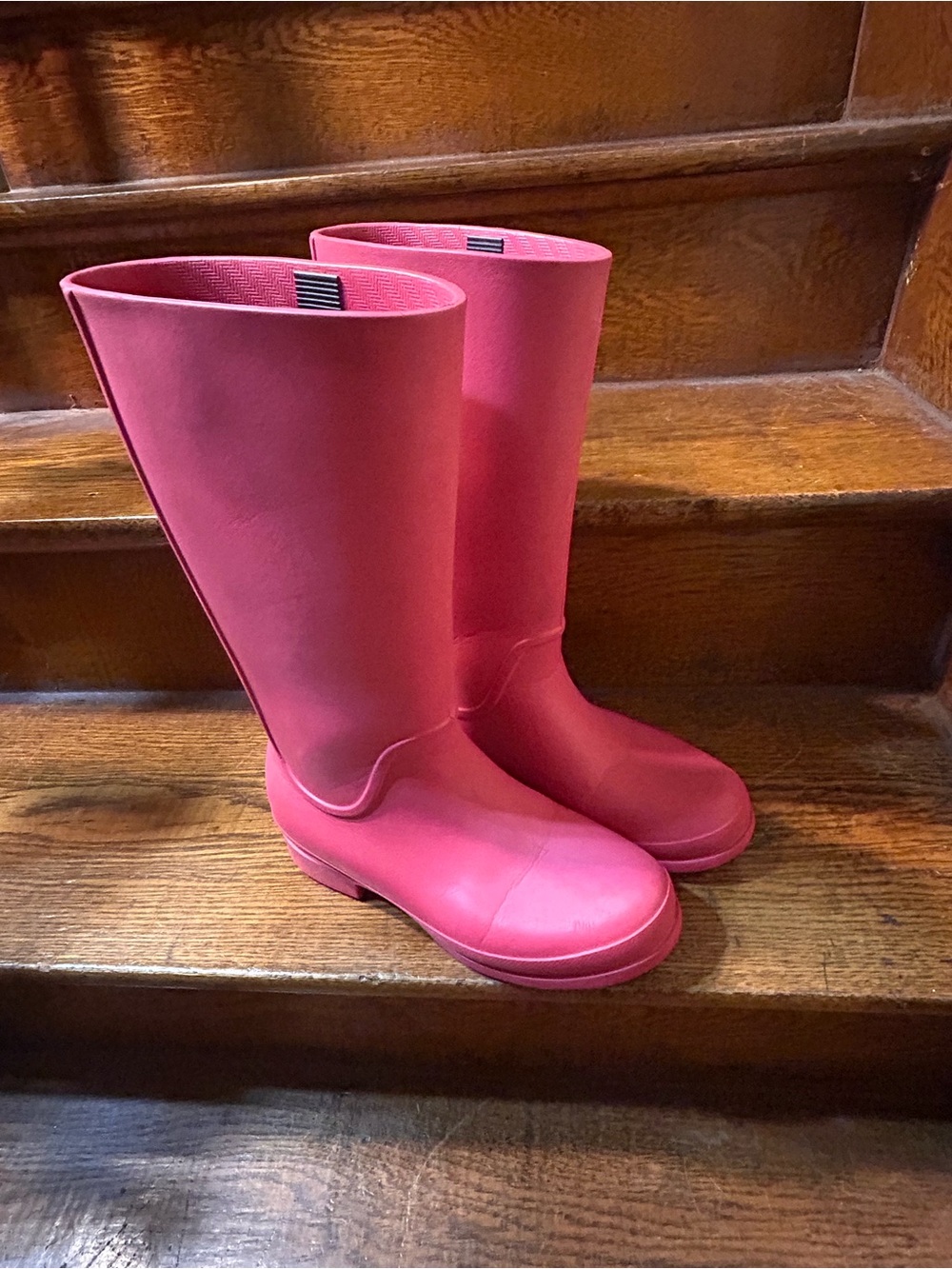 CROCS Tall Matte Pink Waterproof Rain Boots